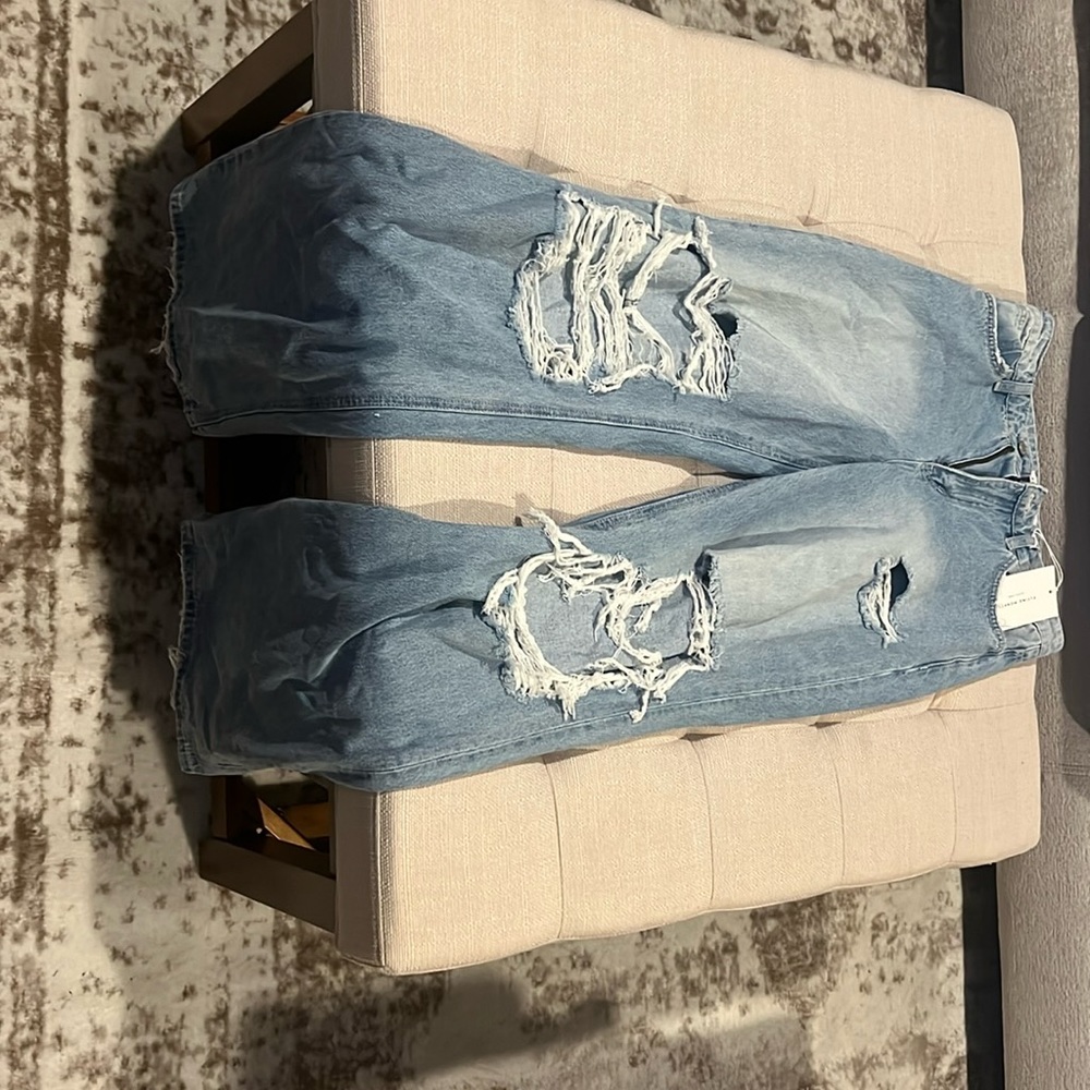 NWT flying monkey ripped jeans